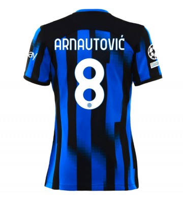 Inter Milan Marko Arnautovic #8 Replika Hjemmebanetrøje Dame 2023-24 Kortærmet